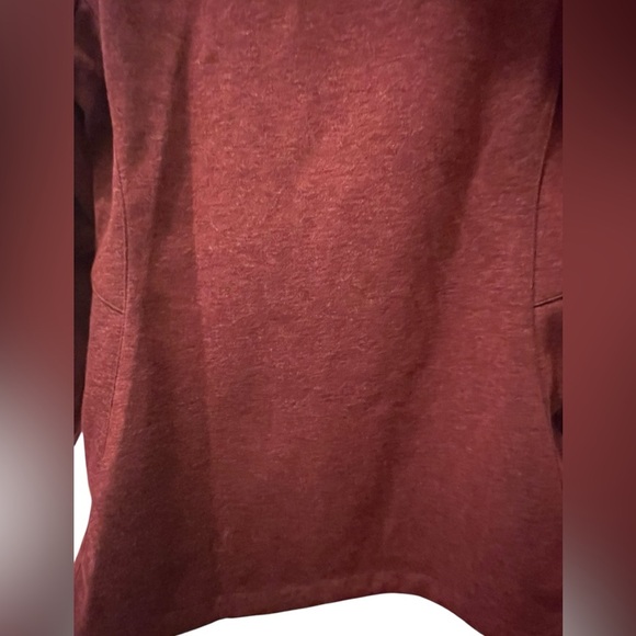 The North Face Red  jacket with Hood and High Collar.Size Medium - Picture 5 of 12